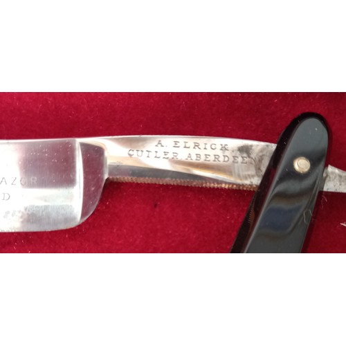 260 - A. Elrick, Cutler, Aberdeen cut throat razor