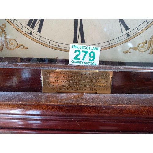 279 - Antique grandfather clock