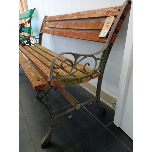 282 - Garden bench 1.22m L approx.