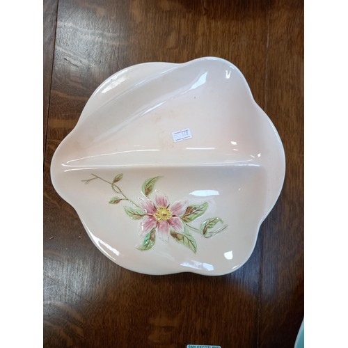 315 - Royal Winton cake stand, butter dish & serving plates