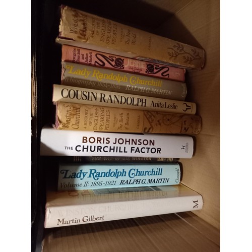 330 - Churchill books, including full set of Second World War, Heron Books