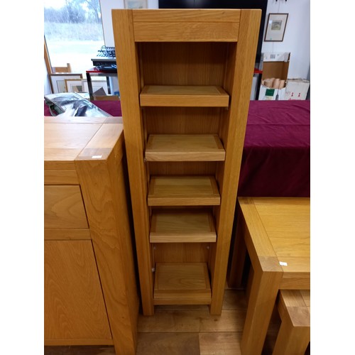 339 - Solid oak shelfing