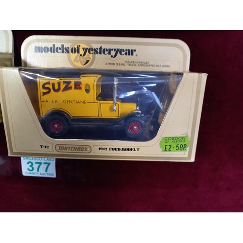 377 - Selection of toy model cars