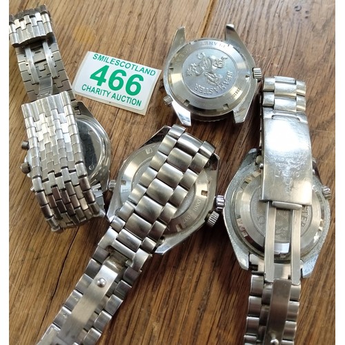 466 - A selection of watches from a deceased estate.  No provenance.