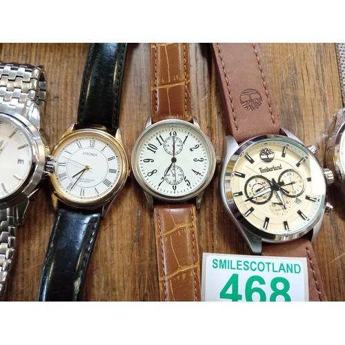 468 - A selection of watches and strap accessories.