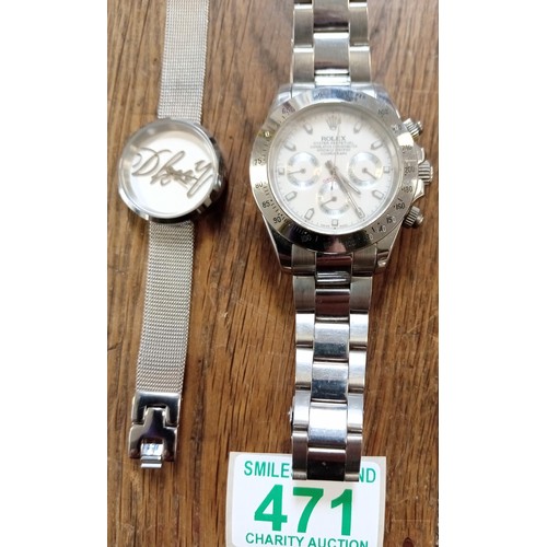 471 - Three watches from a deceased estate.  No provenance.