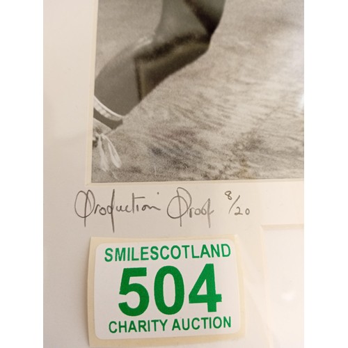 504 - Production proof 8/20  A studio limited edition photograph Muhammad Ali
Sporting icons