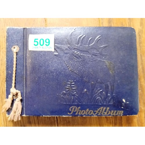 509 - Photograph album from the 50`s sharing snippets of life from a Military man