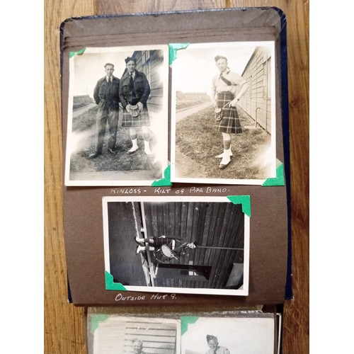 509 - Photograph album from the 50`s sharing snippets of life from a Military man