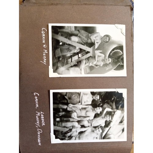 509 - Photograph album from the 50`s sharing snippets of life from a Military man