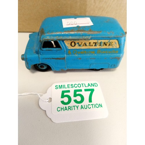 557 - Bedford Van 'Ovaltine & Ovaltine Biscuits' Dinky Toy 481.