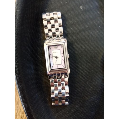 575 - 10x Ladies watches, includes Emporio Armani, Terner, Seksy and Rotary.