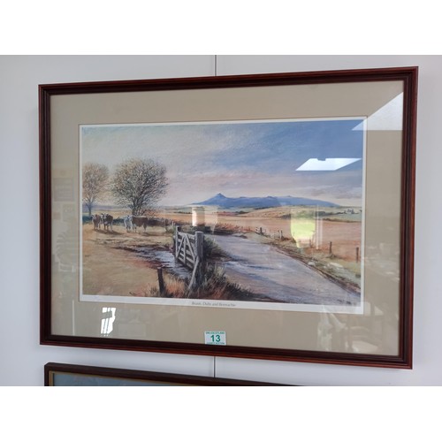 13 - Framed, signed, Eric Auld limited edition print, 24/400, 