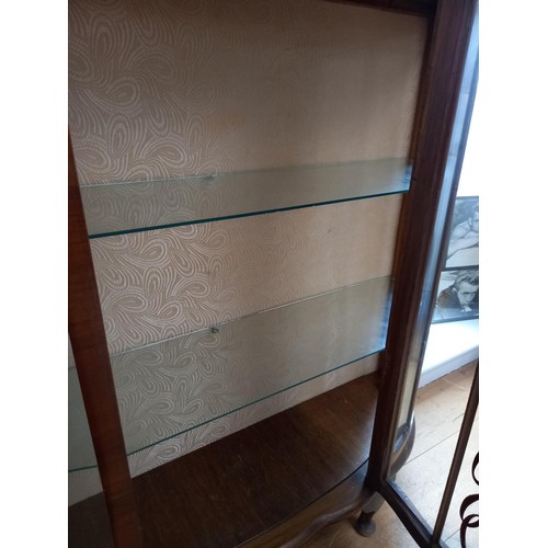 21 - Vintage glass display cabinet