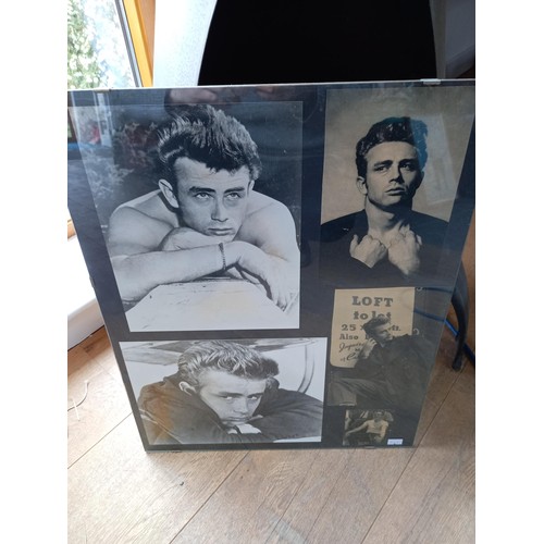 22 - James Dean framed photo prints x 2