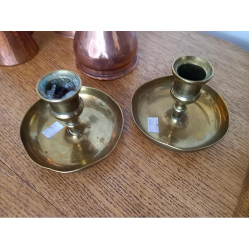 92 - Selection of copper and brass ware