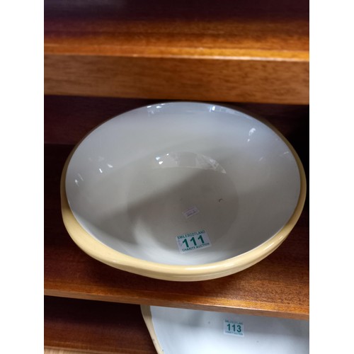 111 - 2 x vintage mixing bowls, 1 Mason Cash