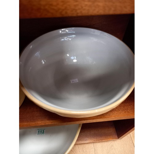 111 - 2 x vintage mixing bowls, 1 Mason Cash