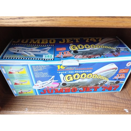 182 - Jumbo jet toy aeroplane 747 i c jet sound