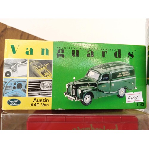 190 - corgi and a vanguard toy model cars