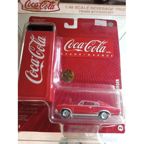 191 - Coca cola model car and truck