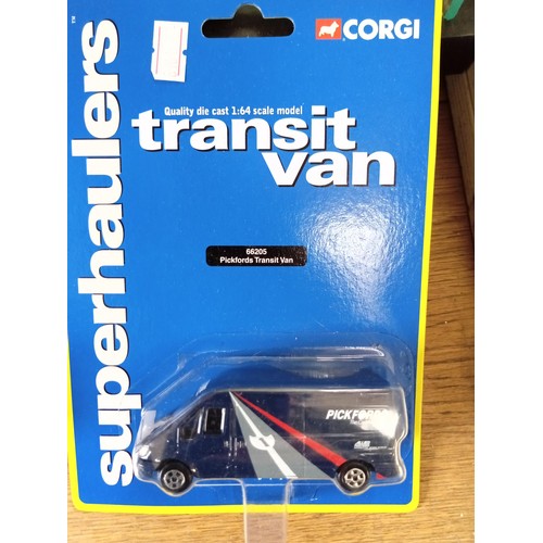 194 - A selection of corgi vans