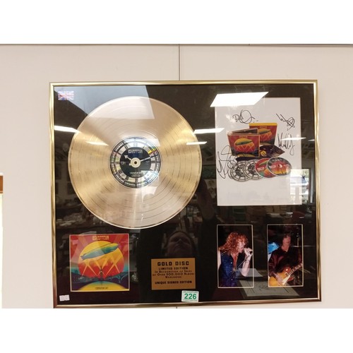 226 - Led Zepplin Gold disc celebration Day