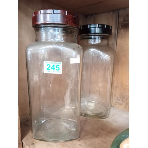 245 - vintage sweetie jars