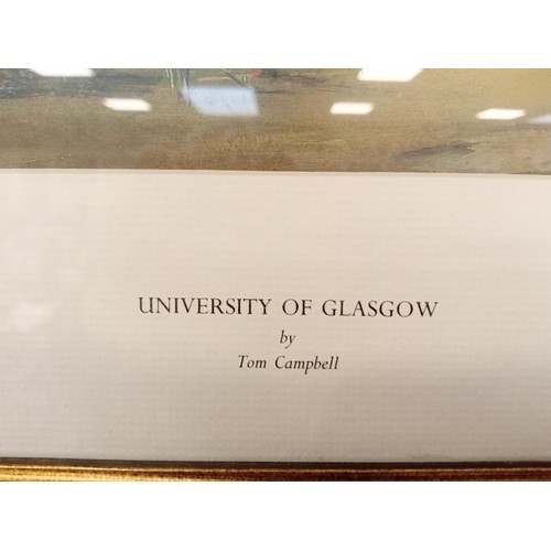 273 - Framed Picture, University of Glasgow,  Tom Campbell