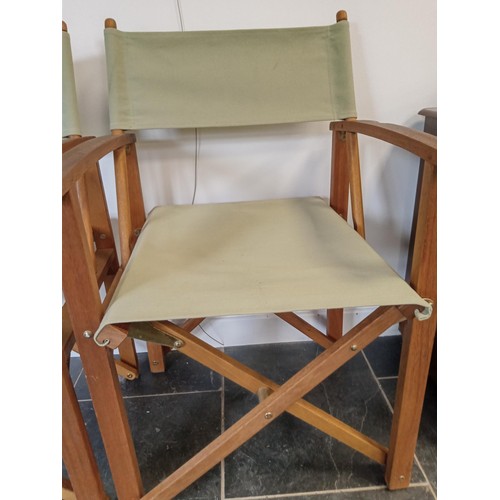 314 - Pair canvas directors chairs