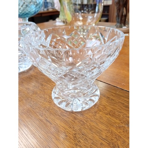 333 - 4 x Crystal Bowls including Galway