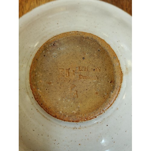 334 - Small Danish handmade pottery bowl