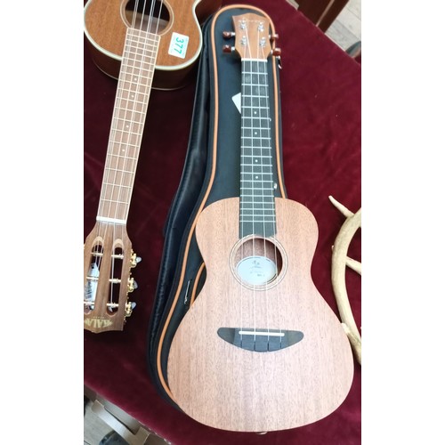 377 - Pair of ukulele