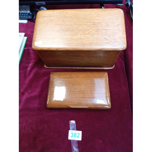 382 - Vintage wooden letter rack and 1 other