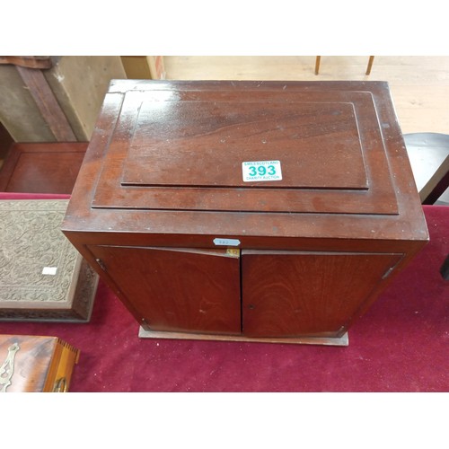 393 - Vintage smokers cabinet