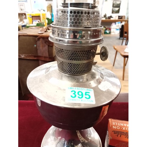 395 - Oil lamp etc