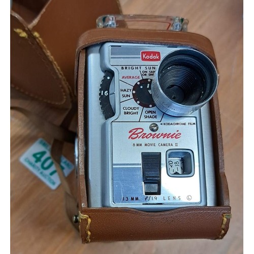 407 - Kodac brownie 8mm movie camera II