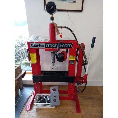 6 - Clarke Strong Arm 10 Tonne Hydraulic Bench Press