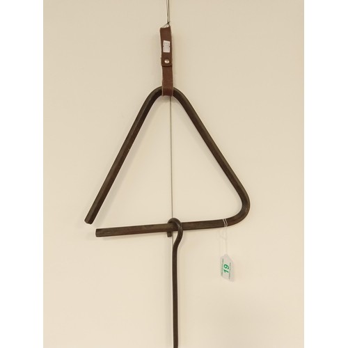 19 - Large triangle musical instrument