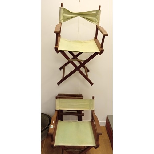 69 - Selection of folding director's chairs see photos