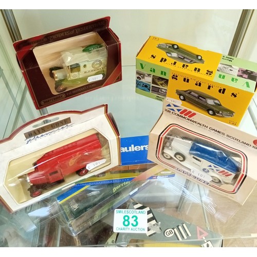 83 - 4 x collectable toy cars