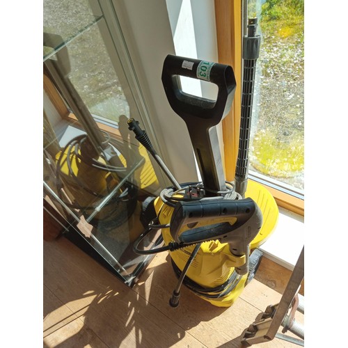 103 - Karcher power washer, etc