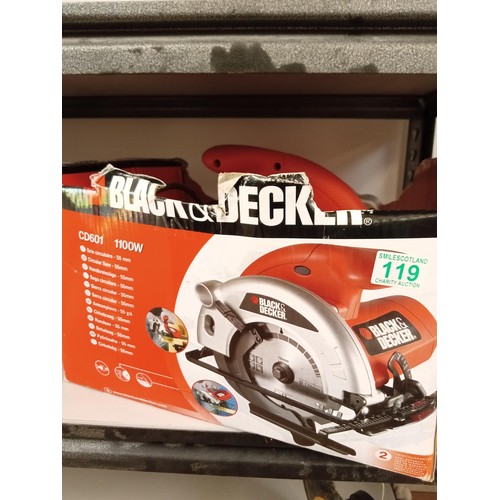 119 - Black & Decker circular saw