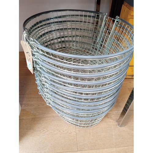 137 - Selection modern wire baskets