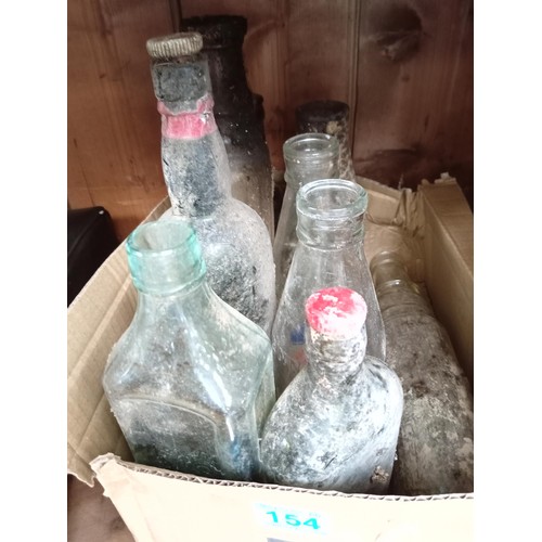 154 - Vintage bottles