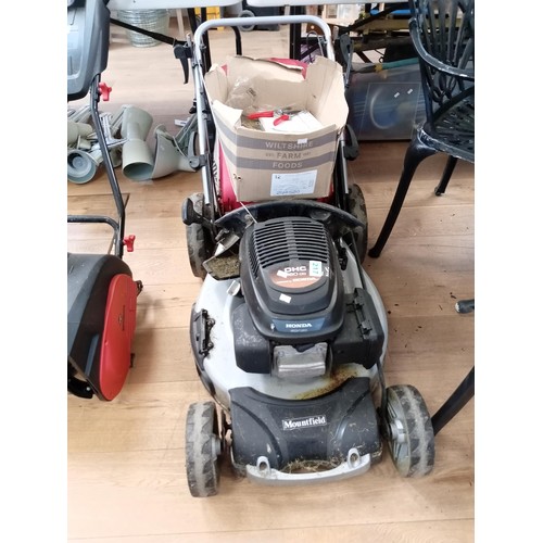 217 - Honda Mountfield petrol lawn mower