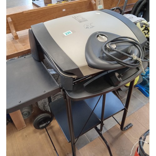 220 - Electric barbeque and stand