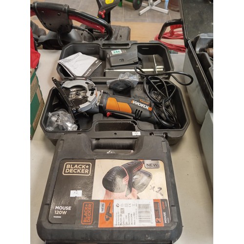 246 - Worx cutter with laser guide and 1 other