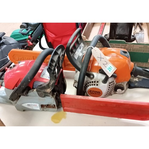 251 - Stihl chain saw and 1 other