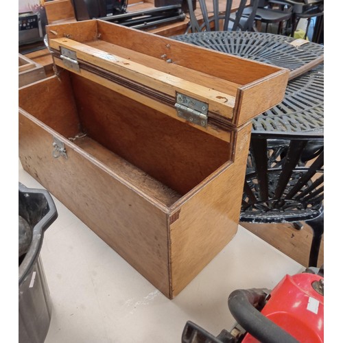 252 - Wooden tool box